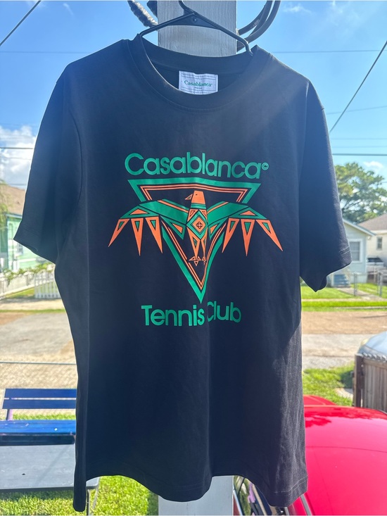 casablanca Other - Casablanca Tennis Club Black Graphic Short Sleeve Tee